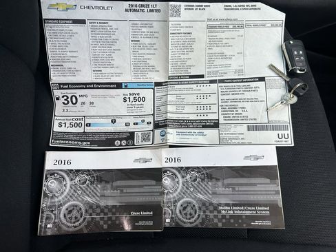 Used 2016 Chevrolet Cruze LT w/ RS Package FWD image 22