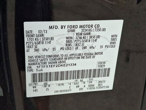 Used 2013 Ford F150 STX w/ Mid Equipment Group AWD/4WD image 24