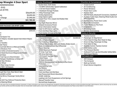 Used 2025 Jeep Wrangler Sport image 2