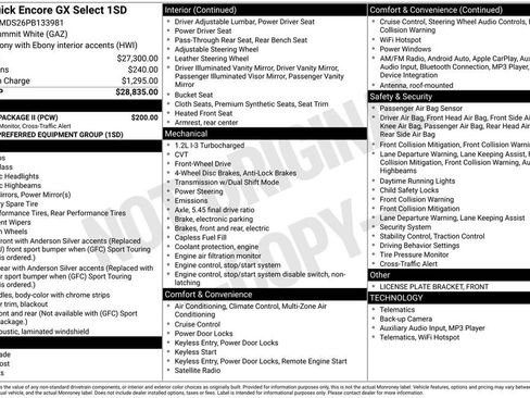 Used 2023 Buick Encore GX Select w/ Safety Package II image 4