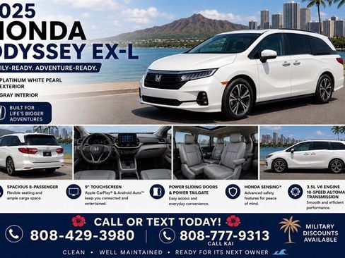 Used 2025 Honda Odyssey EX-L image 1