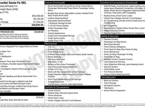 Used 2023 Hyundai Santa Fe SEL w/ Premium Package FWD image 6