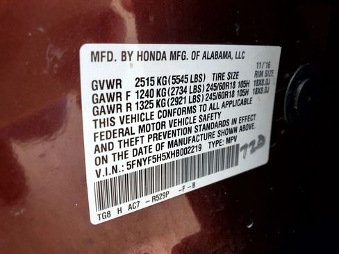 Used 2017 Honda Pilot EX-L image 48