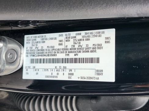 Used 2022 Ford Escape SEL AWD/4WD image 36