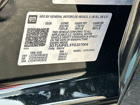 New 2026 GMC Sierra 1500 AT4X AWD/4WD image 27