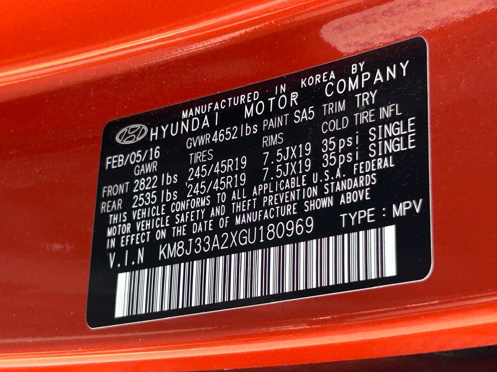 Used 2016 Hyundai Tucson Limited w/ Option Group 03 FWD image 36