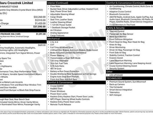 Used 2025 Subaru Crosstrek 2.5i Limited w/ Popular Package #4A image 5