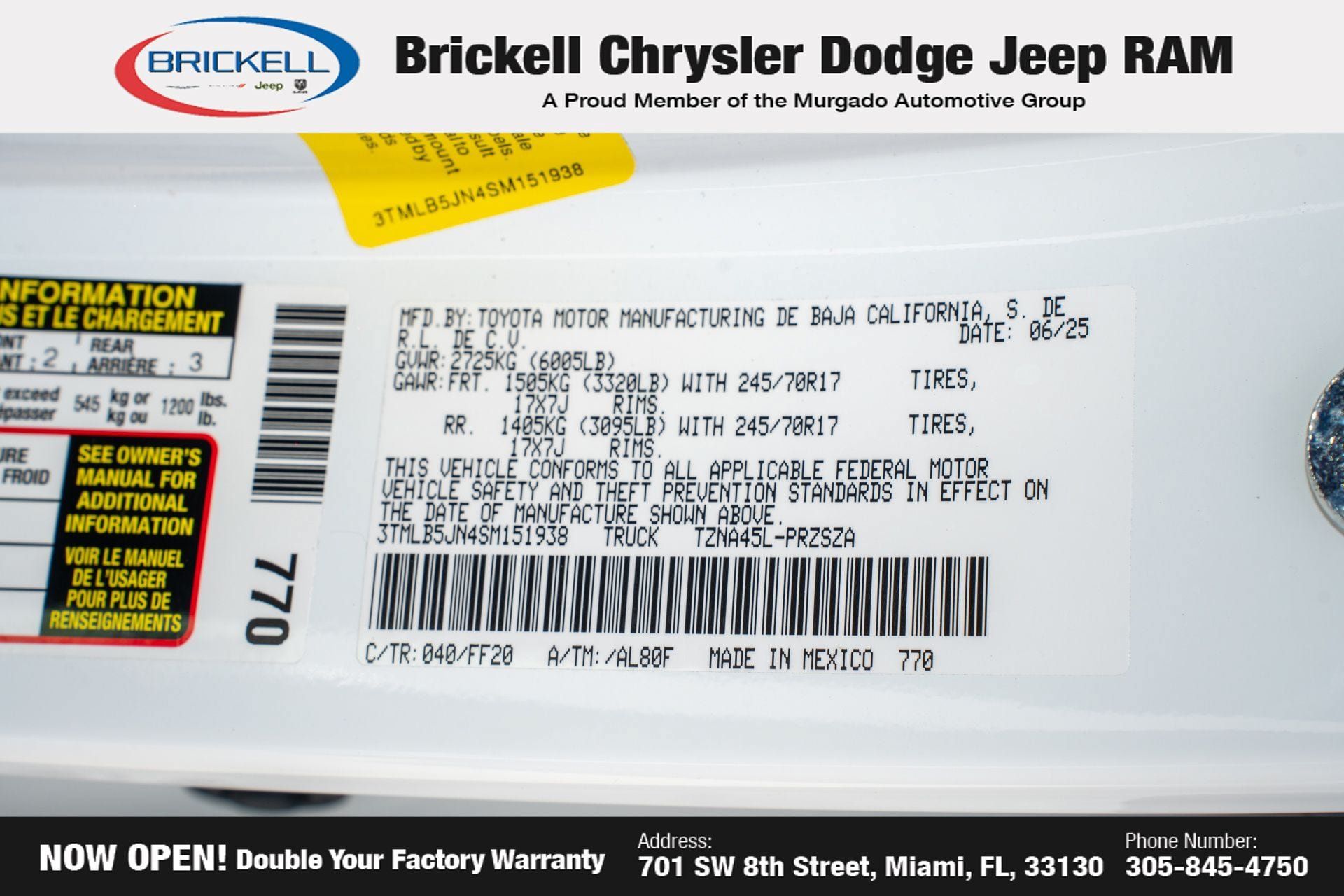 Used 2025 Toyota Tacoma SR5 AWD/4WD image 37