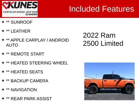 Used 2022 RAM 2500 Limited image 2