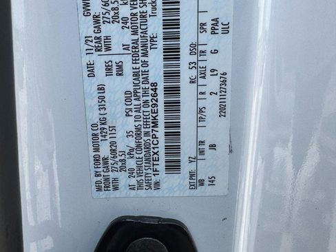 Used 2021 Ford F150 XL w/ Equipment Group 101A High RWD image 24