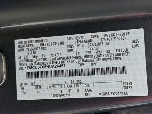 Used 2022 Ford Escape S image 33