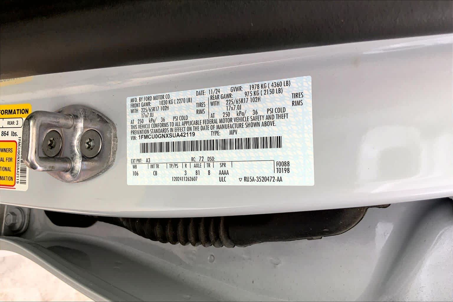 Used 2025 Ford Escape Active FWD image 32