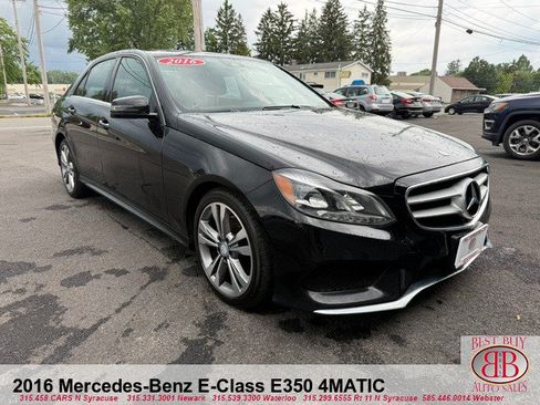 Used 2016 Mercedes-Benz E 350 4MATIC Sedan image 1