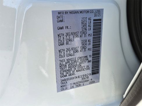 New 2026 Nissan Frontier SV image 13