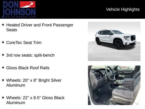 Used 2025 GMC Acadia Elevation w/ Elevation Premium Package AWD/4WD image 21