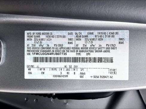 Used 2024 Ford Escape Active FWD image 28