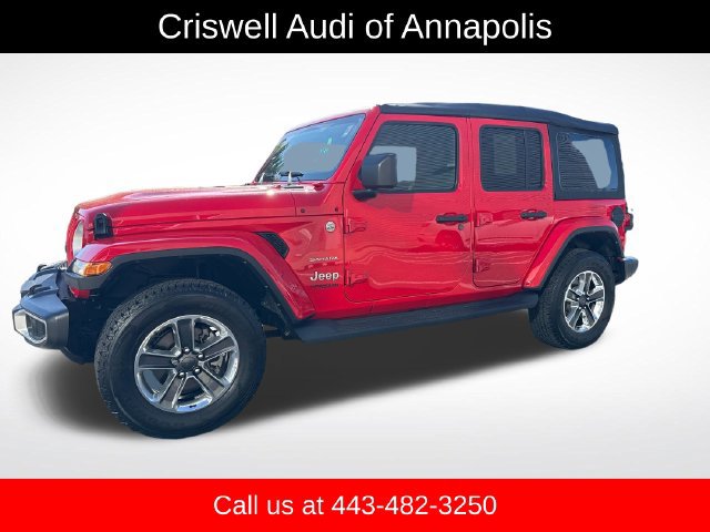 Used 2022 Jeep Wrangler Unlimited Sahara w/ Cold Weather Group AWD/4WD 360° Tour