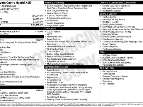 Used 2023 Toyota Camry XSE w/ Cold Weather Package image 16