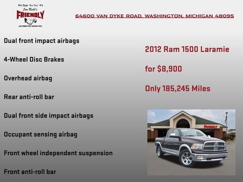Used 2012 RAM 1500 Laramie AWD/4WD image 20