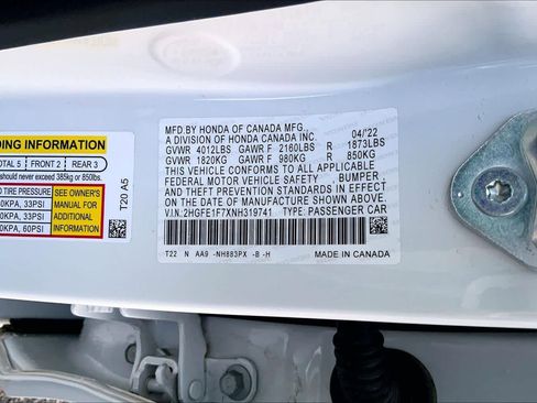 Used 2022 Honda Civic EX image 33