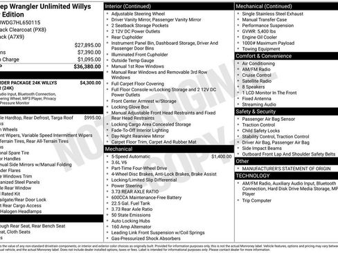 Used 2017 Jeep Wrangler Unlimited Sport AWD/4WD image 34