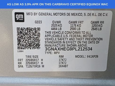 Certified 2023 Chevrolet Equinox LS image 34