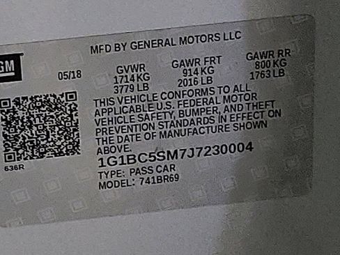 Used 2018 Chevrolet Cruze LS image 33