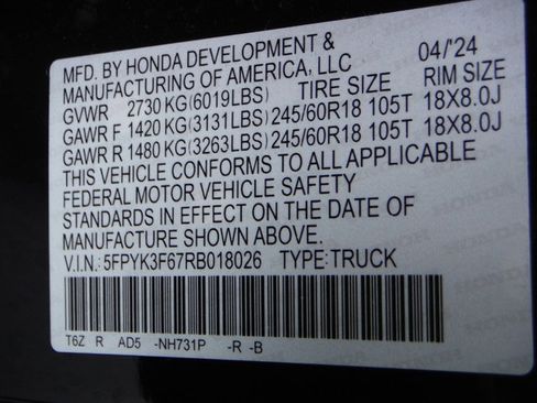 Used 2024 Honda Ridgeline TrailSport image 46