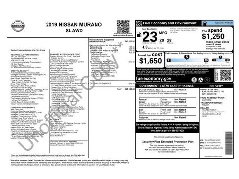 Used 2019 Nissan Murano SL w/ SL Technology Package image 13