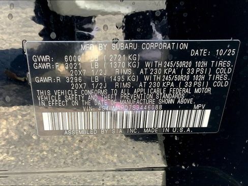 New 2025 Subaru Ascent Limited image 16