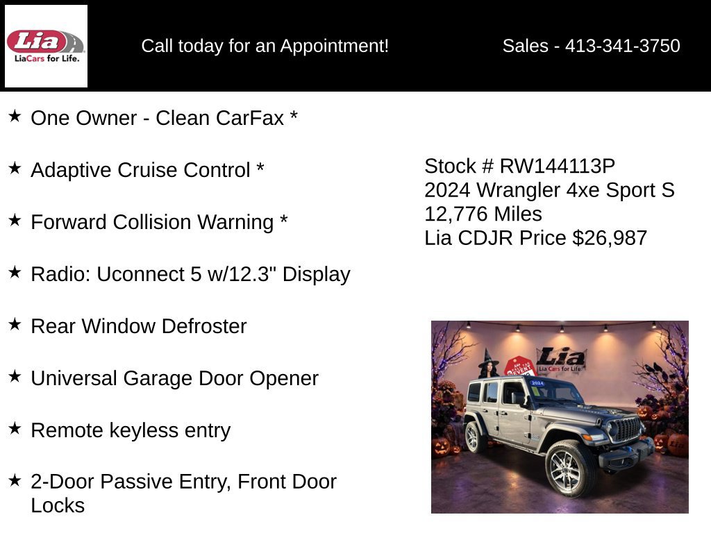 Used 2024 Jeep Wrangler Unlimited w/ Convenience Group AWD/4WD image 11