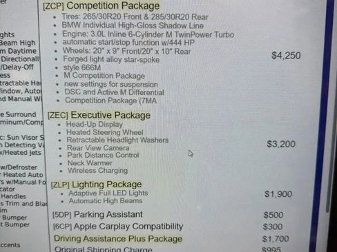 Used 2017 BMW M4 Convertible w/ Competition Package image 3