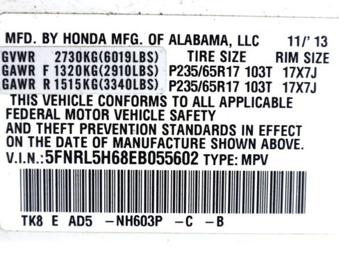 Used 2014 Honda Odyssey EX-L image 44