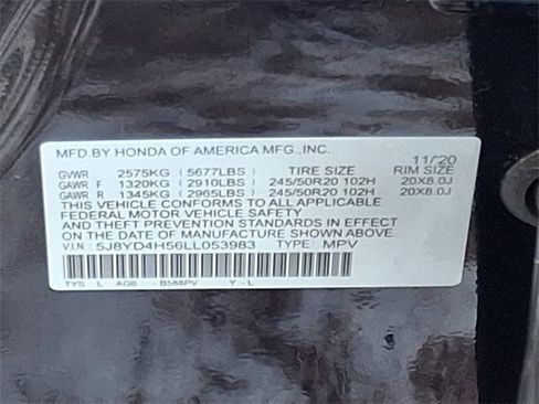 Used 2020 Acura MDX SH-AWD w/ Technology Package image 29