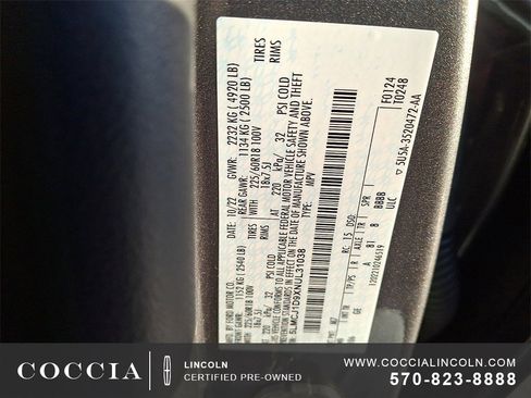 Certified 2022 Lincoln Corsair AWD w/ Equipment Group 101A image 26