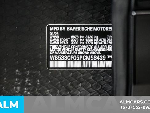 Used 2023 BMW iX M60 w/ Executive Package AWD/4WD image 59