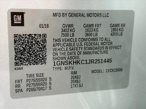 Used 2018 Chevrolet Suburban LT w/ Max Trailering Package image 28