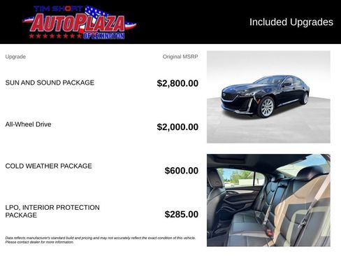 Used 2023 Cadillac CT5 Luxury w/ Sun And Sound Package AWD/4WD image 22