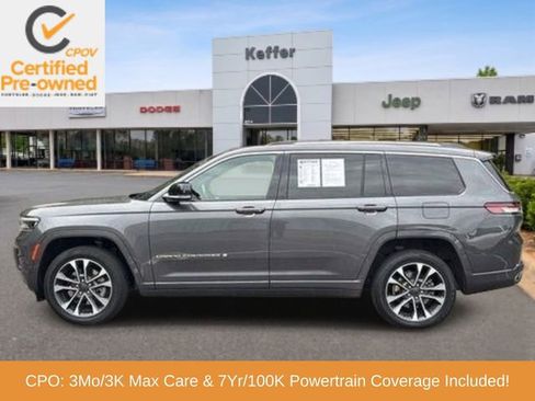 Certified 2021 Jeep Grand Cherokee L Overland w/ Luxury Tech Group IV AWD/4WD image 2