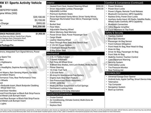 Used 2023 BMW X1 xDrive28i w/ Convenience Package AWD/4WD image 44