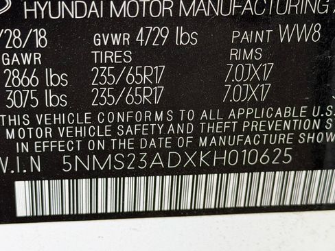 Used 2019 Hyundai Santa Fe SE image 8