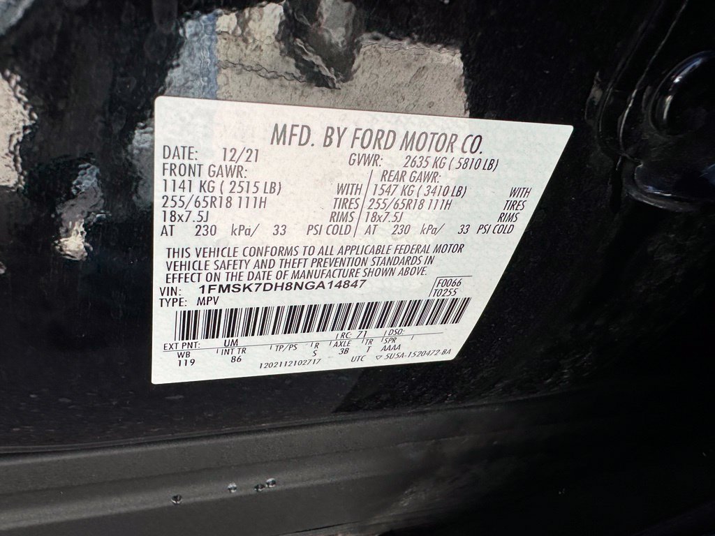 Used 2022 Ford Explorer XLT RWD image 28