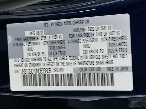 Used 2021 MAZDA CX-9 Touring w/ Touring Premium Package image 12