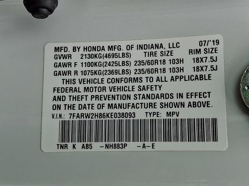 Used 2019 Honda CR-V EX-L image 27
