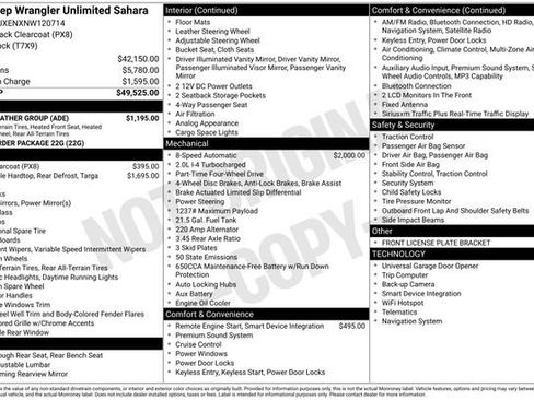 Used 2022 Jeep Wrangler Unlimited Sahara w/ Cold Weather Group image 3