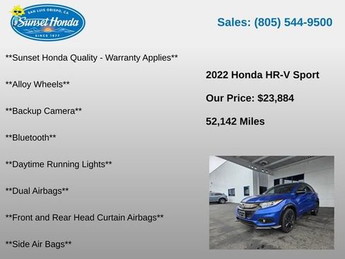 Used 2022 Honda HR-V Sport image 5