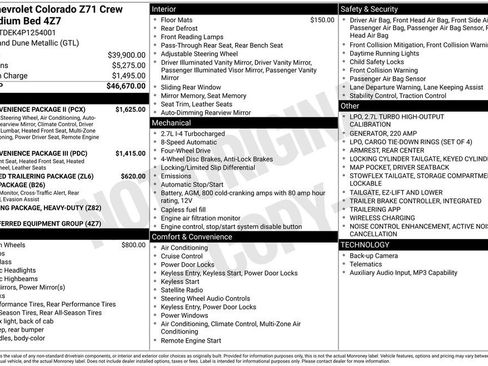 Used 2023 Chevrolet Colorado Z71 w/ Z71 Convenience Package 2 AWD/4WD image 11