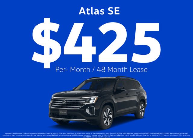 New 2026 Volkswagen Atlas SE FWD image 3