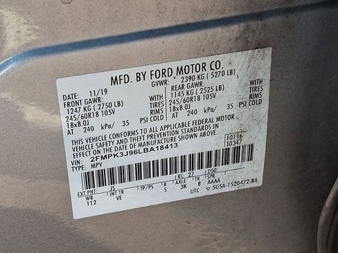 Used 2020 Ford Edge SEL image 43