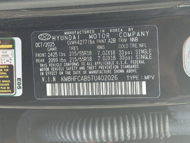 Certified 2026 Hyundai Kona SEL Sport AWD/4WD image 36